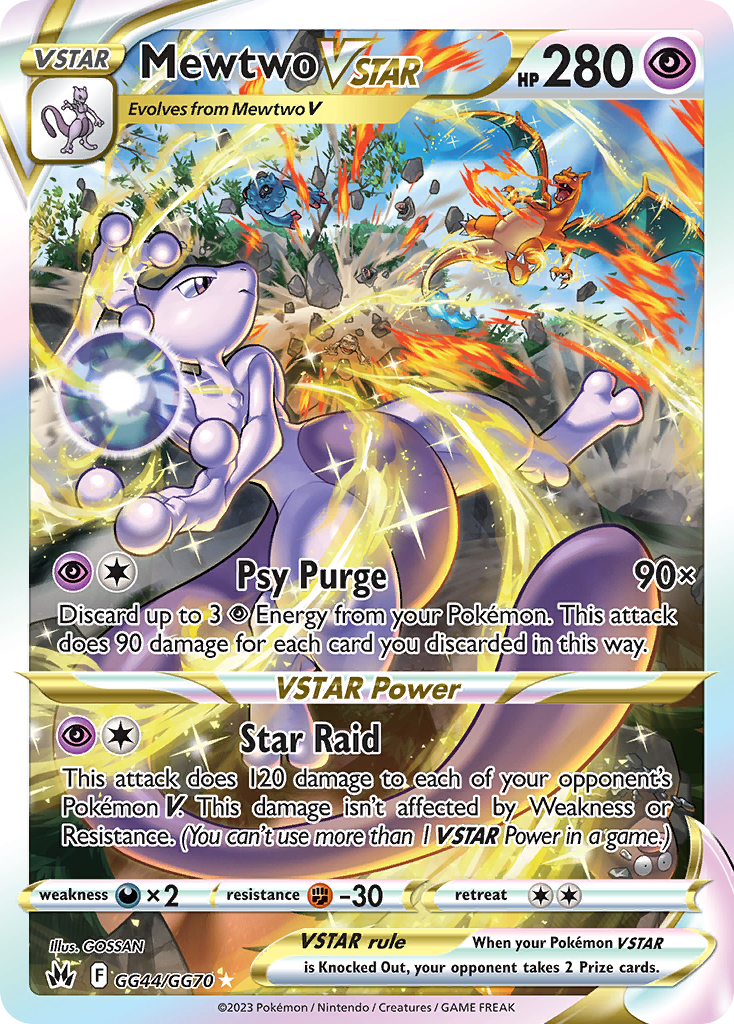 2023 Mewtwo VSTAR graded PSA 10